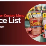 Andy’s Frozen Custard Menu USA