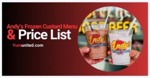 Andy’s Frozen Custard Menu USA