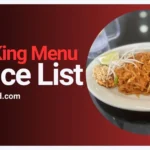 China King Menu USA