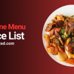 China One Menu USA