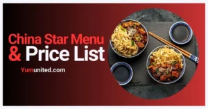 China Star Menu USA