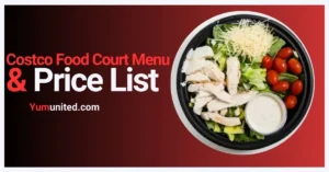 Costco Food Court Menu USA