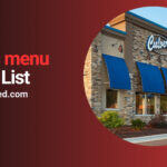 Culvers menu USA