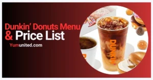 Dunkin’ Donuts Menu USA