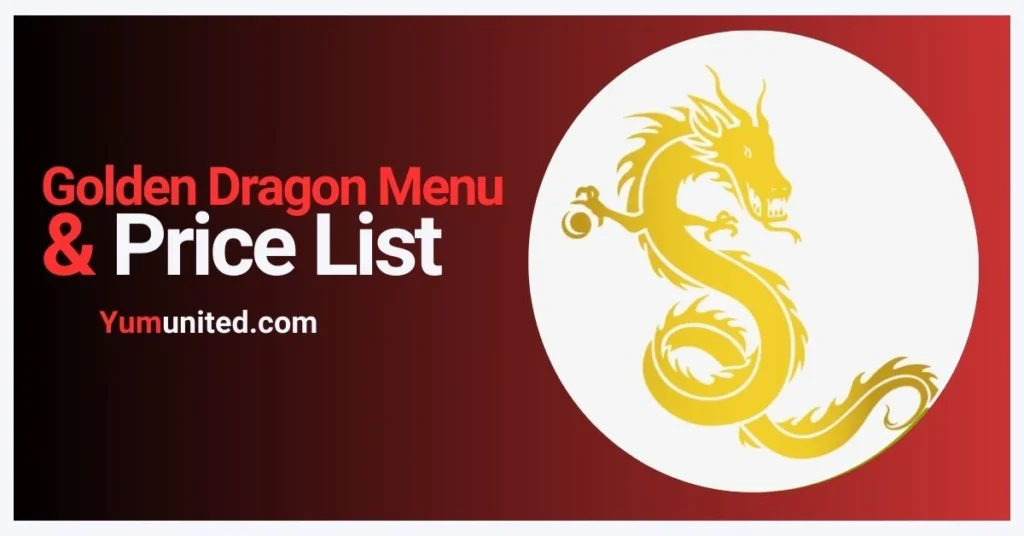 Golden Dragon Menu USA