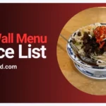 Great Wall Menu USA