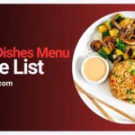 Hibachi Dishes Menu USA