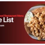 Mayflower Seafood Restaurant Menu USA