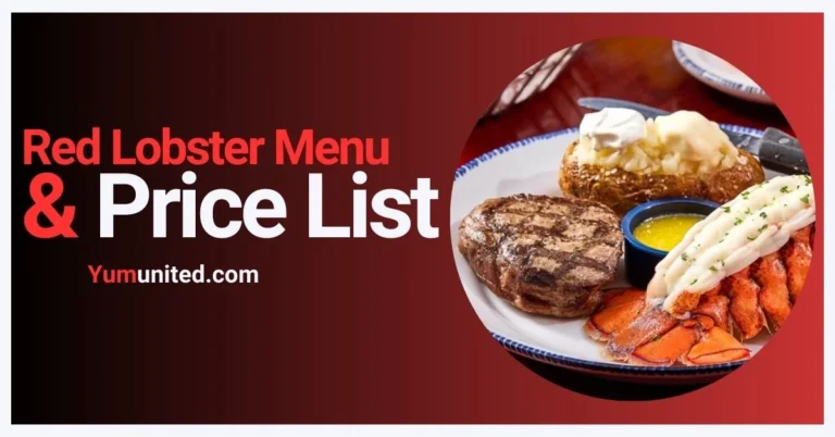 Red Lobster Menu USA