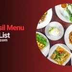 Thai Basil menu