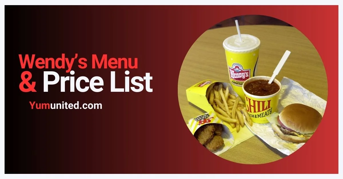 Wendy’s Menu USA