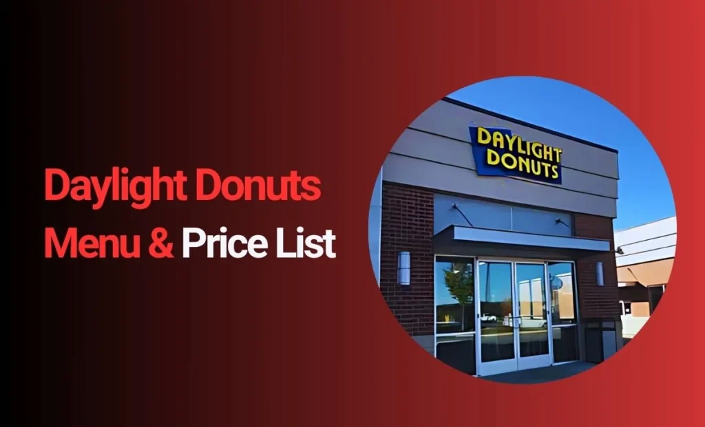 Daylight Donuts Menu