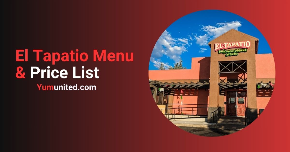 El Tapatio Menu