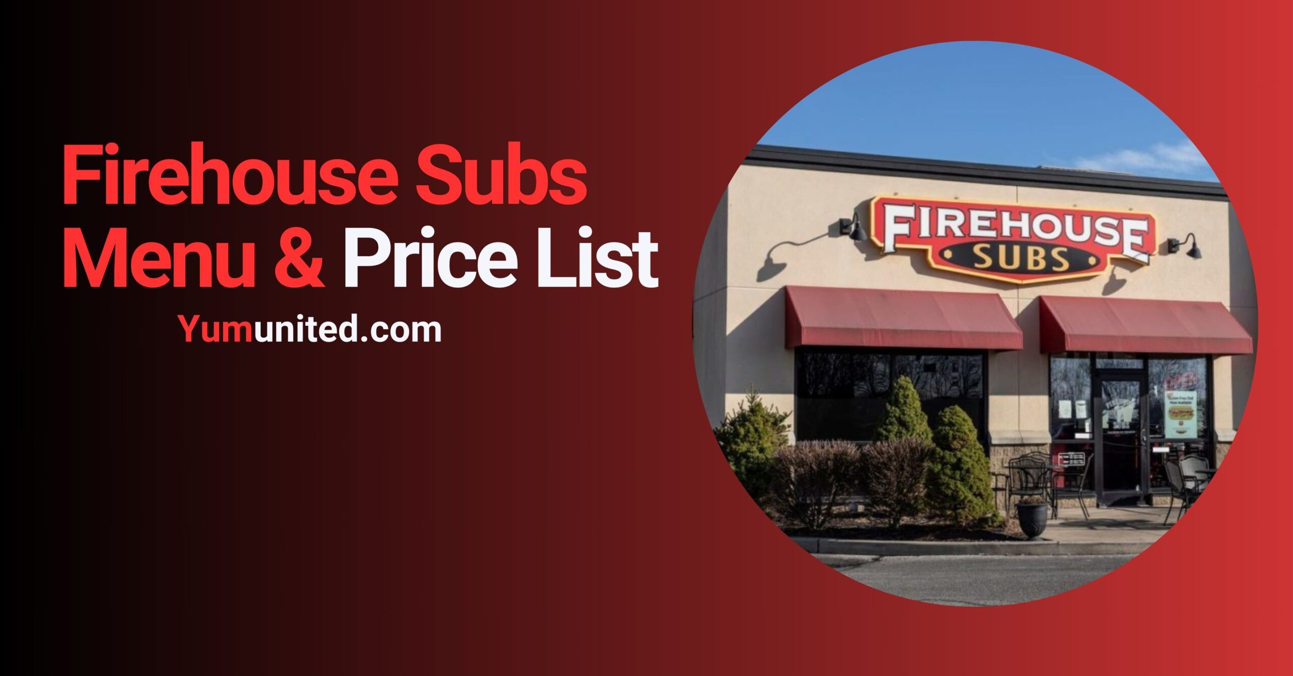 Firehouse Subs Menu