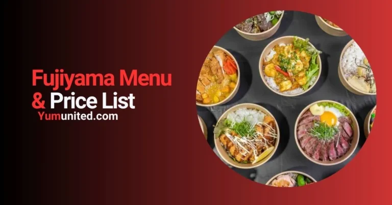 Fujiyama menu