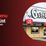 Gino's menu