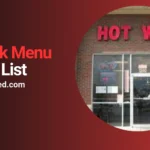 Hot Wok Menu USA