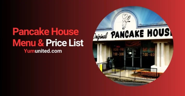 Pancake House Menu With Prices (Updated 2024)