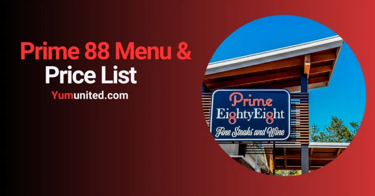 Prime 88 Menu USA