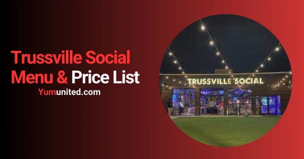 Trussville Social Menu