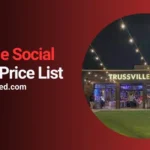 Trussville Social Menu