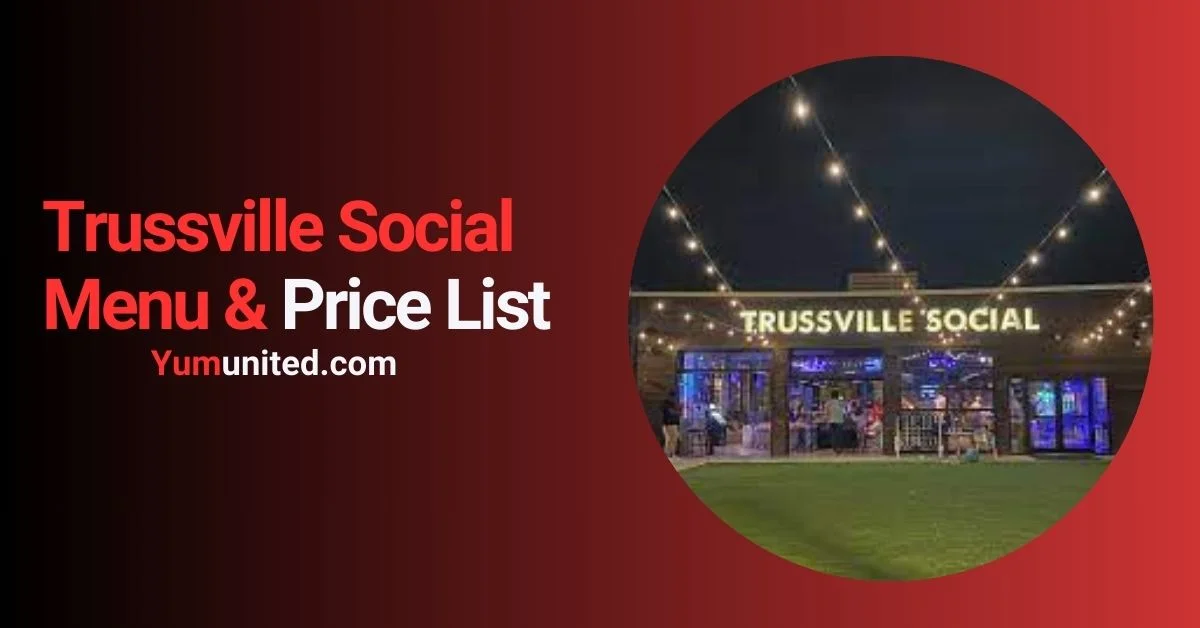 Trussville Social Menu