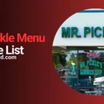 mr pickles menu